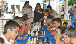 Un momento de las partidas durante el torneo.