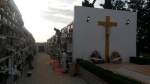 Mejoras en el cementerio.