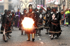 Una de las fotografías de la exposición ‘Las Fiestas de Moros y Cristianos de Alcoy’.