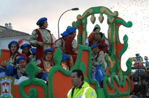 Ediciones pasadas de la cabalgata de los Reyes Magos.