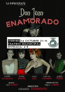 Cartel 'Don Juan enamorado'.