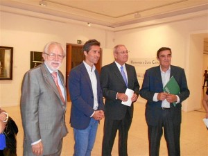 Inauguración de la exposición de Julio Cortázar.