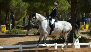 Rebeca Pichardo, durante la prueba celebrada en Puerto Real.