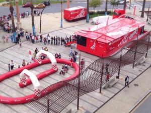 La carpa se ha instalado en la Plaza Doce de Octubre.