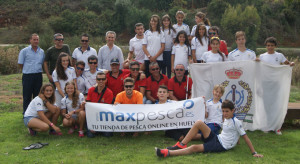 Representantes del Real Club Marítimo de Huelva en la prueba celebrada en Portimao.