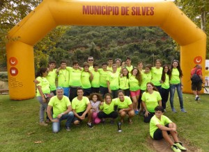 Equipo onubense al completo en tierras portuguesas.