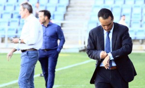 Cien días ha cumplido José Luis Oltra en el banquillo del Recre. / Foto: Josele Ruiz.