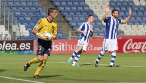 El meta Rubén Gálvez espera hacer un buen partido ante el Tenerife. / Foto: Josele Ruiz.