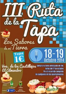 Cartel de la III Ruta de la Tapa.