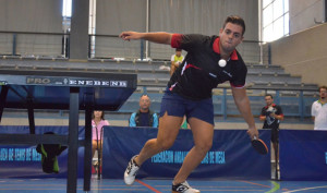 Amadeo Sánchez, en un lance de uno de sus partidos. / Foto: J. L. Rúa.