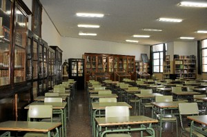 Biblioteca IES La Rábida. /Foto: Jesica Berrio.