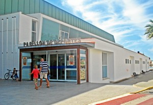 El Pabellón Municipal de Aljaraque. 