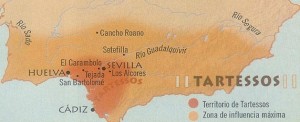 Mapa de Tartessos. 