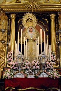 Imagen de la Virgen de la Victoria.