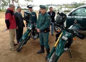 Imagen de las motos del Seprona.