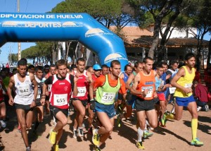 Imagen de la edición del año pasado de la prueba atlética en Cartaya.