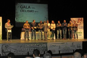 Un momento de la Gala del Ciclismo onubense celebrada en 2013.