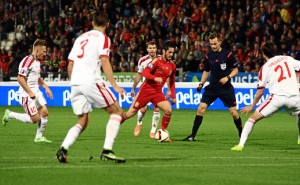 Isco Alarcón, el mejor de la selección española en su partido en Huelva. / Foto: Josele Ruiz.