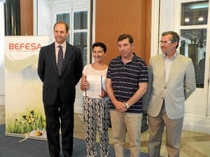 Imagen de la entrega del I Premio Befesa de Periodismo.