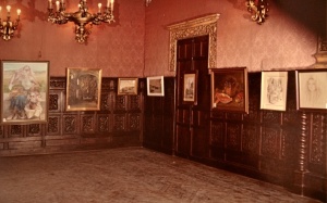 Exposicion de Gomez Feu en el ayuntamiento en su homenaje 1980.