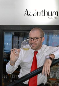 José Antonio Barragán, en el restaurante.