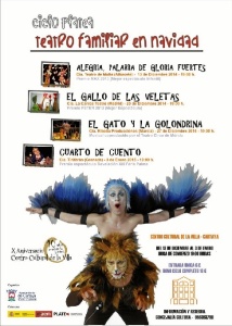 Cartel del Festival de Teatro Familiar de Cartaya.