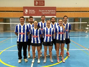 Formación onubense en San Sebastián, donde han logrado un trabajado triunfo.