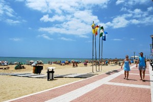 Playa Central de Isla Cristina.