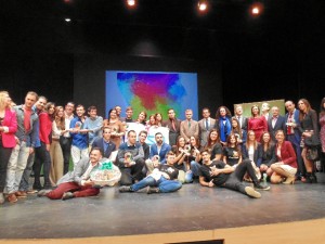 Gala de premios Huelva Joven en San Bartolomé de la Torre.