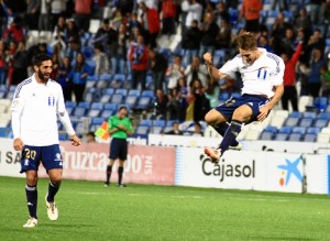 El Recre confía en ganar un partido después de 13 jonadas sin hacerlo. / Foto: Josele Ruiz.