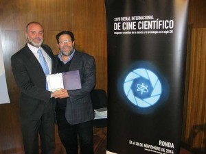 Entrega de premios de la Bienal Internacional de Cine Científico de Ronda 2014 (BICC).