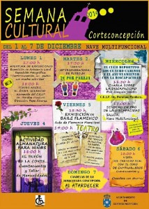 Cartel de la Semana Cultural.