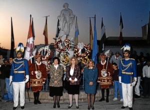 Visita de la Duquesa de Alba a Palos de la Frontera.