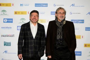 Ricardo Steinberg -con chaqueta de cuaros-, de la Academia de Cine.