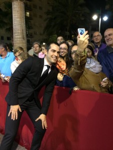 Uno de los rostros conocidos que han desfilado por la alfombra roja. / Foto: Festival de Cine.