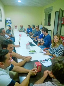 Reunión asociación de agricultores.