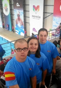 Representantes del Coda en el Mundial de Natación para personas con Síndrome de Down.