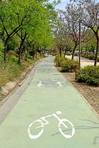 Carril bici Huelva.