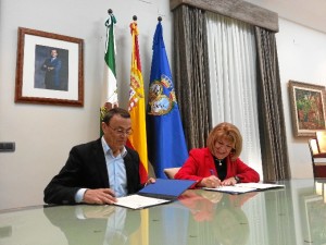 Firma del convenio.