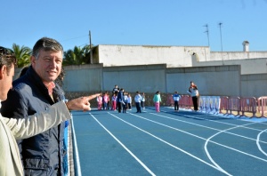 Las pistas de atletismo.