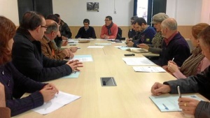 Firma de convenios entre Giahsa y 13 ayuntamiento de  la sierra.