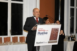 El director de Huelva Buenas Noticias, Ramón Fernández Beviá. /Foto: Jessica Berrio.