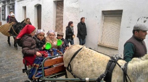 Los niños han participado en la caravana.