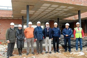 Visita a las obras del nuevo nuevo Parque Riberas Costa del Consorcio Provincial contra Incendios y Salvamento de Huelva.