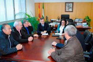 Reunión con la Pataforma en Defensa de los Regadíos del Condado. 