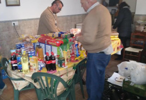 Recogida de alimentos en Lepe.