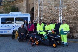 Trabajadores de Fepamic en Niebla.