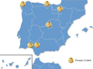 Huelva, entre los lugares españoles que tienen Premio Nobel. 