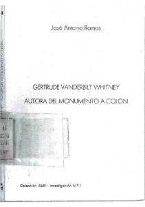 Portada del libro sobre la vida de Miss Whitney.