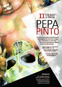 Cartel del concurso de pintura Pepa Pinto.